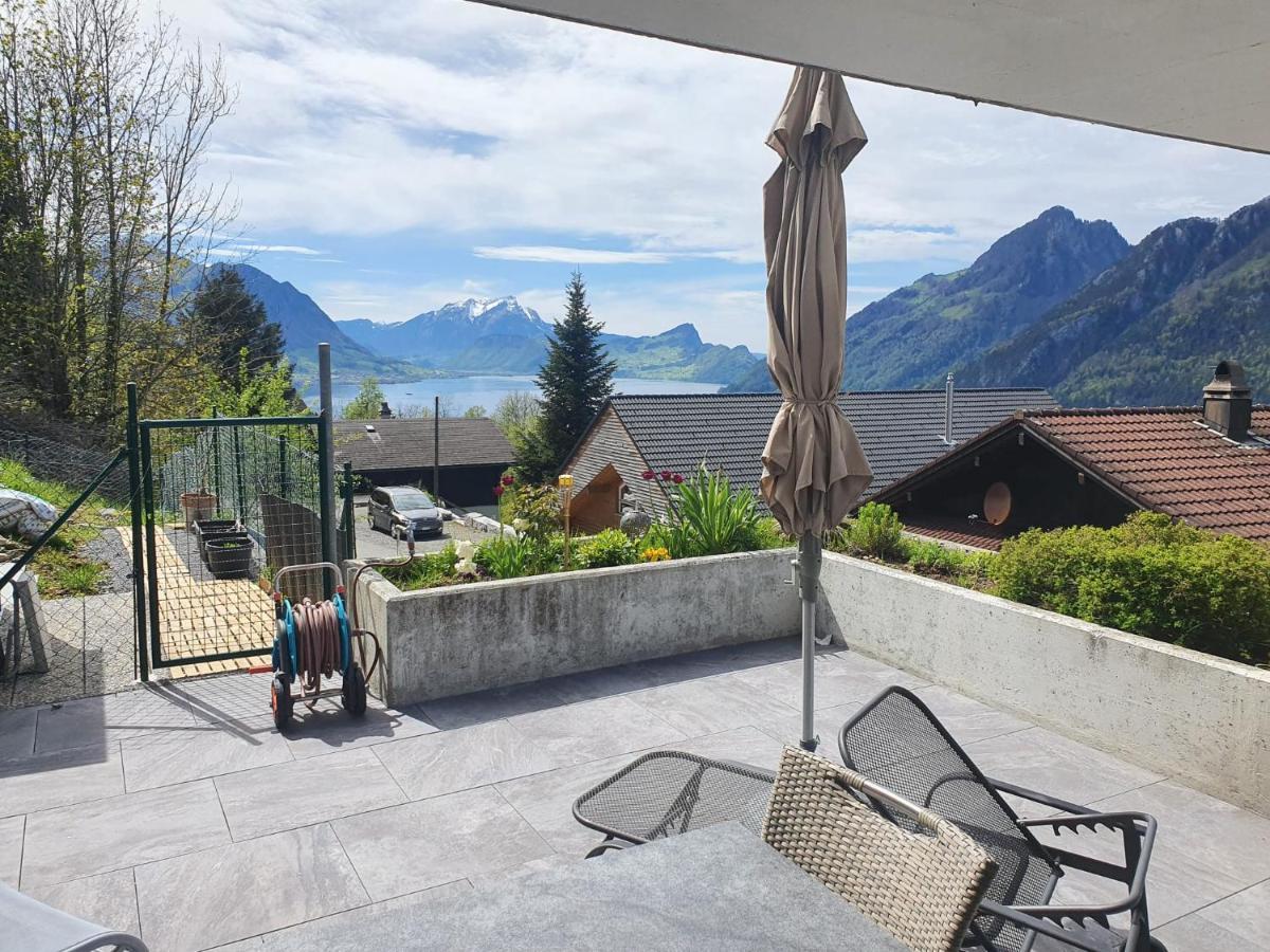 Appartement Seelewaermerli - Balsam Fuer Ihre Seele Seelisberg Esterno foto